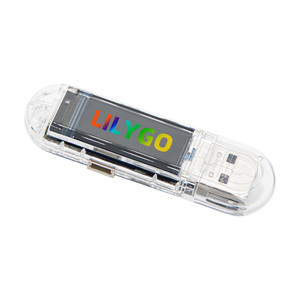Carte de développement <span class=keywords><strong>LILYGO</strong></span> T-Dongle-C5 ESP32-C5, Wi-Fi double bande, écran LCD IPS de 0,96 pouce, dongle USB, 16 Mo de mémoire flash, 8 Mo de PSRAM, prise en charge de la carte TF - Product Image 2