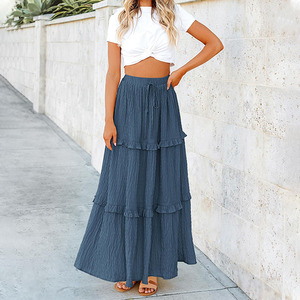 <span class=keywords><strong>Jupe</strong></span> <span class=keywords><strong>longue</strong></span> d'été sur mesure pour femme 2026 – Élégante <span class=keywords><strong>jupe</strong></span> mi-<span class=keywords><strong>longue</strong></span> évasée taille haute pour cocktail, soirée ou invitée de <span class=keywords><strong>mariage</strong></span> - Product Image 3