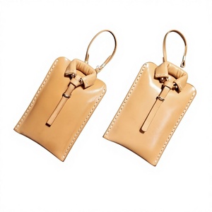 Custom Travel <b>Wallet</b> and Luxury Genuine Leather Luggage Tag Set Soft Passport Cover Fashionable <b>Cute</b> Design - Product Image 2