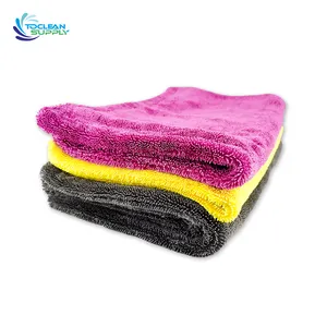 250 gsm car towel 24" x 35", super thick, microfiber towels for cars 20pack microfibre car towel