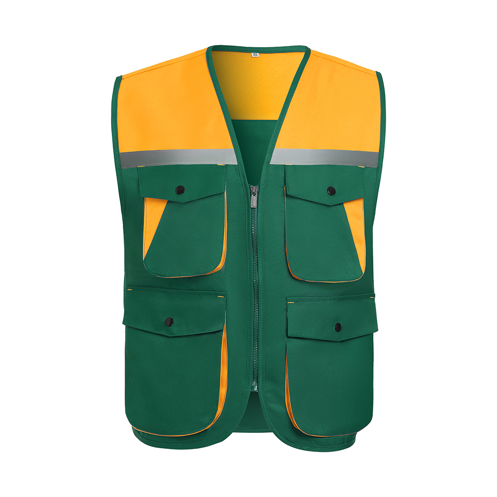 Vert foncé et jaune