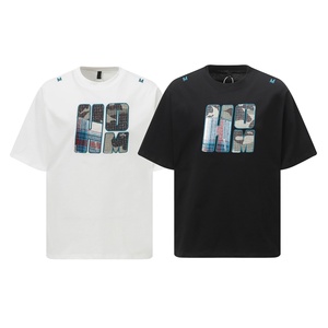 T-shirt pour homme de haute qualité, nouvelle collection été, marque américaine rétro, design imprimé culturel, manches courtes, 100% coton respirant - Product Image 1