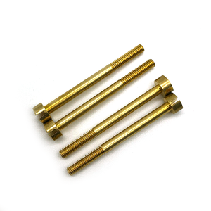 M3 M4 M6 M8 M10 Din84 Brass Một phần Chủ Đề Rãnh Hình Trụ Pho Mát Đầu Vít - Product Image 2