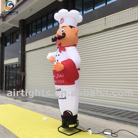 Adhésif chef cuisinier gonflable, nouveauté, ustensile de cuisine de 3m pour chef à main, gonflable