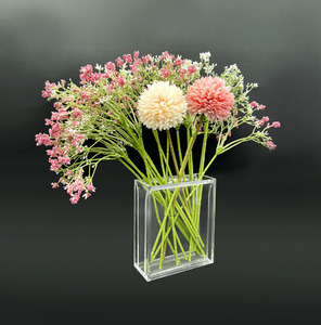 <span class=keywords><strong>Acrylic</strong></span> bể cá nhỏ trong suốt bình nhỏ cho hoa sắp xếp nước chăn nuôi đồ trang trí cho phòng khách Rack hiển thị - Product Image 2