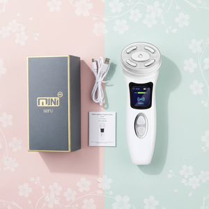 Neues Mikro-Elektrisches Puls-Vibrations-Wärme-Einführungsgerät Tragbares USB-Gerät mit Zug- und Schlagfunktion Meistverkaufter Gesichtsmassager aus ABS - Product Image 1