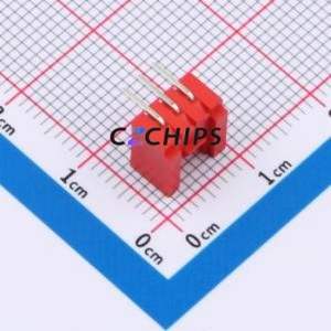 BX-HY2.0-3PWZ-R Wire-to-Board Pin Header Bent Lead Through Hole,P=2mm Connector 1x3P 2mm Right Angle Insert HY - Product Image 2