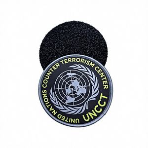 Parche Táctico Personalizado con Borde Merrow, Insignia con Cierre de Gancho y Bucle, Parche de Moral para Chaleco Táctico, Chaqueta de Exterior y Ropa - Product Image 1