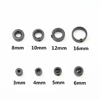 Colliers de profondeur pour perceuse à bois de 3 à 16 mm, positionneur d'anneaux, perceuse à bois, billes en acier, vis à tête plate