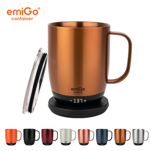 Taza de Café Inteligente con Calefacción EmiGo 355ML/12oz, Resistente al Agua IPX7, Control por Aplicación, Temperatura Constante, WarmGrip - Product Image 1
