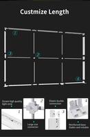 Caja de Luz LED Publicitaria Delgada y Personalizada, sin Marco, de Doble Cara, Iluminada, para Exposiciones y Uso Comercial