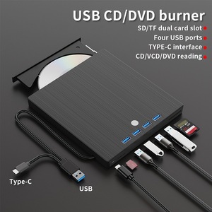 Unità Ottica Esterna Portatile USB 3.0 Type-C 7-in-1 CD/DVD-RW, Lettore/Scrittore Ultra-Sottile per Laptop, Desktop e Mac - Product Image 2
