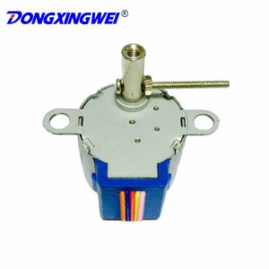 มอเตอร์สเต็ปเปอร์ Dongxingwei 24byj48-16-1 แกน 5 มม. มอเตอร์ไฟฟ้าขนาดเล็ก 4 เฟส สำหรับไฟเวทีลูกบอลคริสตัล - Product Image 1