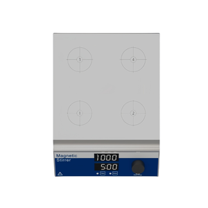 Agitateur magnétique miniature personnalisable MS400, plaque chauffante de laboratoire, agitateur magnétique avec chauffage - Product Image 4