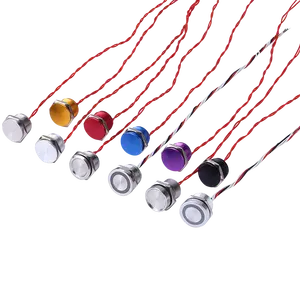 16mm 19mm <strong>Smart</strong> Sensor 12V 24V 220V Control Switch <strong>Push</strong> <strong>Button</strong> on off Latching Stepless Dimming Touch Light Switch - Product Image 1