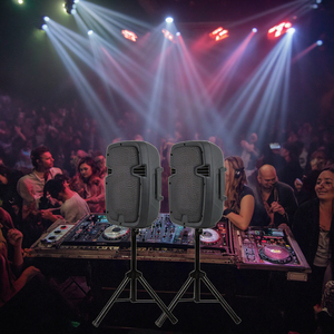 800W 2 cách Powered 2x8 "PA Hệ thống loa âm thanh chuyên nghiệp BT TWS Đảng loa hoạt động & thụ động Loud Bộ 2 khán đài - Product Image 6