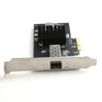 Tarjeta de red de 10Gb con controlador Intel82599 Single SFP + PCIe2.0-Adaptador Ethernet Express 4X Compatible con Windows Server/Linux/VMware