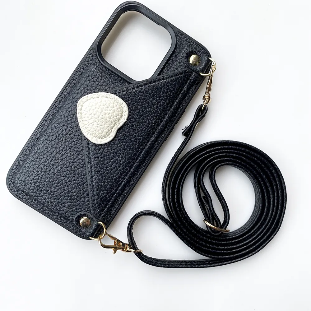 아이폰 12pro max 에 대한 스타일의 탈착식 스트랩 손목 도매 가죽 여성 휴대 전화 지갑