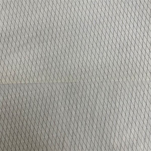 Exquisita Tela de Tul Transparente con Patrón Prismático Metálico Dorado para Trajes de Baño y Vestimenta de Novia - Product Image 2