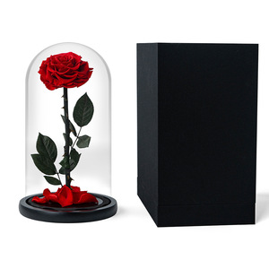 Caja de regalo con cubierta de cristal del Principito PARA EL Día DE LA Madre, Día de San Valentín, rojo, rosa, nunca se desvanecen, flores de regalo para regalos de fiesta - Product Image 6