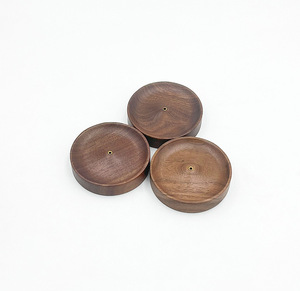 Wholesale Solid Wood Burner Handmade Tray Holder North American Black Walnut <b>Stick</b> for Tea Ceremony Aromatherapy <b>Diffuser</b> - Product Image 3