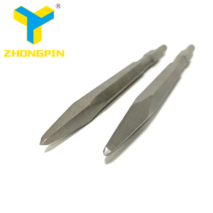 Ciseau à froid personnalisé à tige hexagonale marteau pneumatique à pointe pour bricolage usage industriel béton maçonnerie <span class=keywords><strong>brique</strong></span> mur disjoncteur 40Cr - Product Image 2