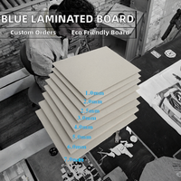 Manufacturer Blue Cardboard Puzzle Board Mixed Pulp Packaging Paper Single Side PE Coated Anti Curl Recyclable Sheets Gravure