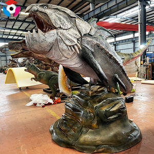 カスタマイズ可能な吸引型シミュレーションアニマトロニクス動物、ダンの魚、リアルなアニマトロニクスモデル、テーマパークの装飾 - Product Image 1