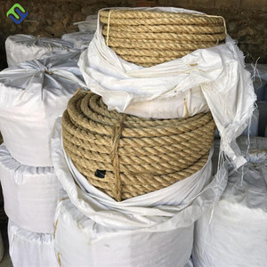 Corde en sisal marin pour échelles pilotes Corde épaisse en fibre de sisal naturelle huilée de 22mm Corde torsadée de 18mm et 20mm - Product Image 3