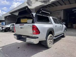 Cubierta Universal de Aluminio para Camionetas con Cabina Doble, Compatible con GWM Poer, <span class=keywords><strong>Toyota</strong></span> <span class=keywords><strong>Hilux</strong></span>, JAC T6/T8, Hard Topper - Product Image 5