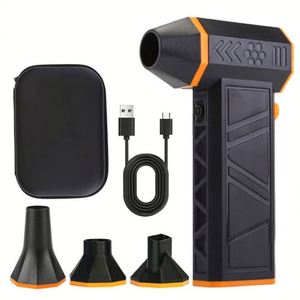 Compressed Duster Fan Air Knob Variable Speed Dust <b>Blower</b> Dryer Reusable for <b>Car</b> Outdoors Camping Gift Set - Product Image 1