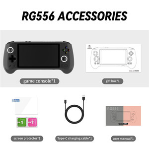 Console de jeu portable sans fil ANBERNIC RG556, PS2, PSP, <span class=keywords><strong>3DS</strong></span>, jeux d'<span class=keywords><strong>arcade</strong></span> rétro classiques, jeux de combat, console de jeu Android, écran 5,5 pouces - Product Image 5