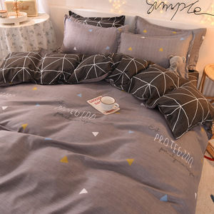 Hiện đại nóng bán 100% <span class=keywords><strong>polyester</strong></span> bedding Set với trái tim nhỏ in ấn, giá rẻ bedding Sheet Set/ - Product Image 6