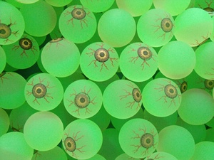 <strong>Glowing</strong> Rubber Eye Bouncy <strong>Balls</strong> 32mm - Product Image 3