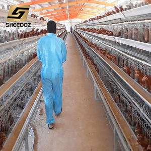 Prefab gebruikte ontwerpen voor landbouwbedrijven, ontwerp voor dierenfokkerij, verkoop van kooiframes, stalen apparatuur, pluimveehouderij, legkippen, pluimveestal - Product Image 5