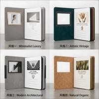 Libreta de tapa dura cosida personalizada de fábrica, 120 hojas, económica, para profesores, con impresión a color personalizada, papel de regalo para oficina