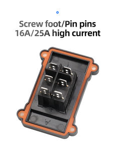 สวิตช์โยกแบบกันน้ำ IP65 รุ่นใหม่ 3 ตำแหน่ง PA66 16A 250V พร้อมไฟ LED สีแดง 6 ขา แบบเ<span class=keywords><strong>ปิด</strong></span>-<span class=keywords><strong>ปิด</strong></span>-<span class=keywords><strong>เปิด</strong></span> สำหรับใช้งานกลางแจ้ง ได้รับการรับรองมาตรฐาน CE - Product Image 5