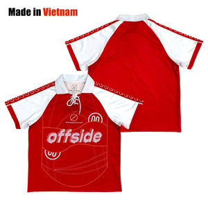 ชุดกีฬาฟุตบอลผ้าโพลีเอสเตอร์สำหรับ100% ชุดเล่นกีฬาเสื้อฟุตบอลออกแบบได้ตามที่ต้องการ - Product Image 1