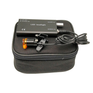 LED Headlamp Rechargeable Battery Adjustable Brightness Dental Oral ENT Use Black Silver Blue Red - Product Image 4