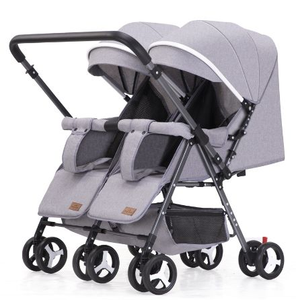 Fabbrica di JXB all'ingrosso Modulare leggero a sei ruote pieghevole doppio carrello per bambini gemelli <span class=keywords><strong>passeggino</strong></span> per bambino - Product Image 1