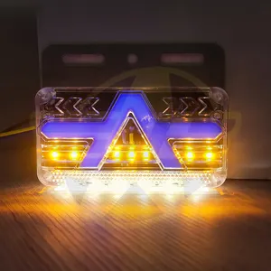 Groothandel Vorkheftruck Led Truck Zijlicht Amber Led Clearing Achterzijde Marker Licht Vrachtwagen Trailer Dc 12V 24V