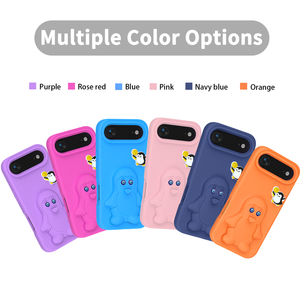 Cover per <span class=keywords><strong>Telefono</strong></span> con <span class=keywords><strong>Design</strong></span> di Pinguino Carino, Custodia Morbida e Leggera in EVA con Protezione a 360° e Supporto per Promax/Plus - Product Image 6