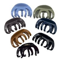 Pinces à cheveux écologiques de style européen et américain, logo personnalisé, pince à cheveux en acétate, épaisseur 4,0 mm, pince requin pour femmes et filles
