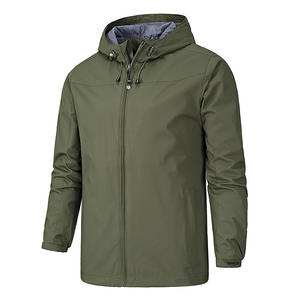Chaqueta de hombre de moda personalizada cortavientos al aire libre senderismo impermeable entrenamiento sudaderas con capucha chaquetas de abrigo para hombres - Product Image 5