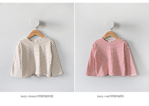 <span class=keywords><strong>Felpa</strong></span> in Cotone a Righe Bianche e Nere per Bambine con Etichetta Personalizzata dalla Cina Alibb - Product Image 2