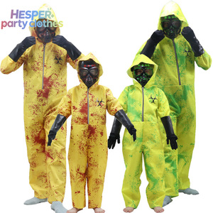 Disfraz de Zombie Biohazard para Adultos HESPER, Traje de Personas Infecionadas por Radiación Nuclear, Disfraz para Padres e Hijos, Hombre y Mujer - Product Image 1