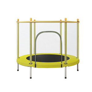 Cama Elástica Infantil de Fábrica para Interiores, Trampolín para Bebés de <span class=keywords><strong>1.4</strong></span> <span class=keywords><strong>m</strong></span> de Diámetro con Malla Protectora, el Mejor Producto de la Categoría - Product Image 3