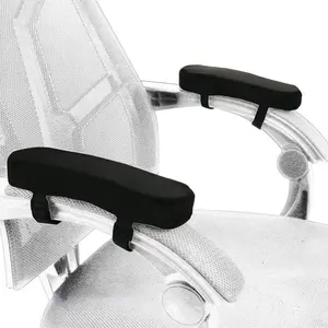Apoio de braço de cadeira de espuma de memória, almofada de cadeira de escritório confortável, capa para cotovelos e alívio de pressão dos braços (conjunto de 2)