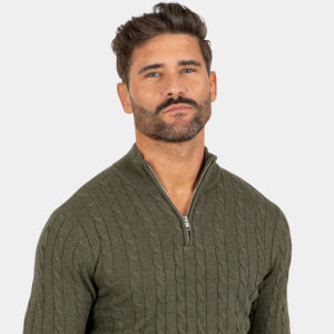 <span class=keywords><strong>Cardigan</strong></span> da <span class=keywords><strong>Uomo</strong></span> <span class=keywords><strong>con</strong></span> Mezza <span class=keywords><strong>Cerniera</strong></span> in Cotone Melange 100% 7GG, Design Personalizzato all'Ingrosso per l'Autunno - Product Image 4