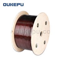 Fil carré de cuivre émaillé IEC317-13 Class200 Class180 Awg, fil de cuivre rectangulaire émaillé, fil d'aimant en cuivre émaillé